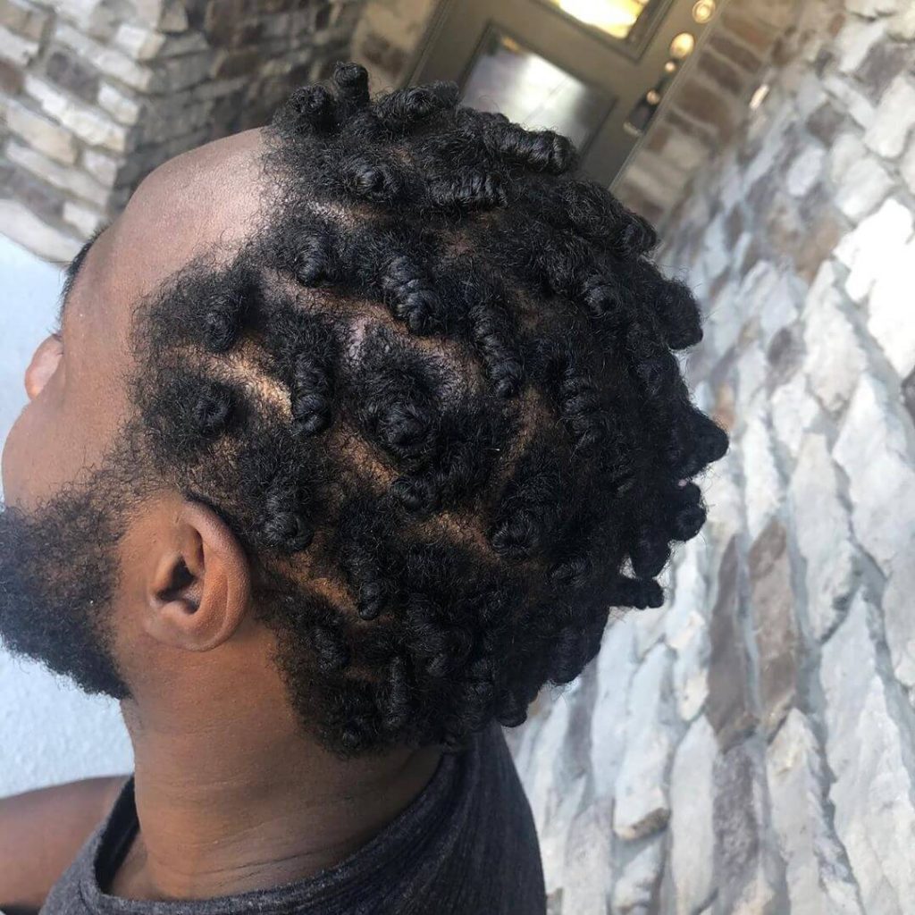 Bantu Knots Protective Hairstyle For Men