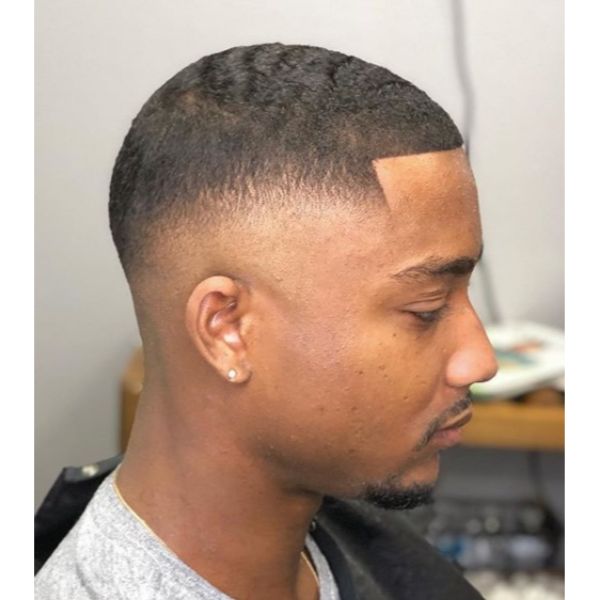 Clean Mid Fade with Wave Length Top