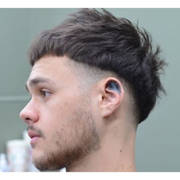 Disconnected Bowl Hairstyle