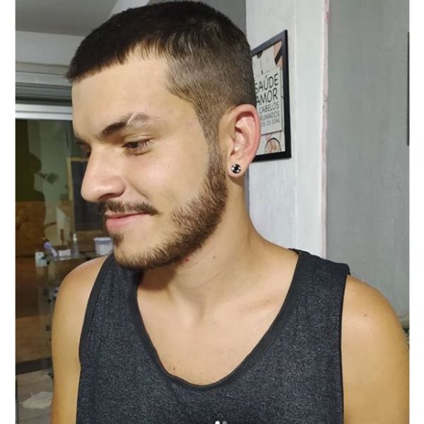 Man Hairstyle with Cat Scratches